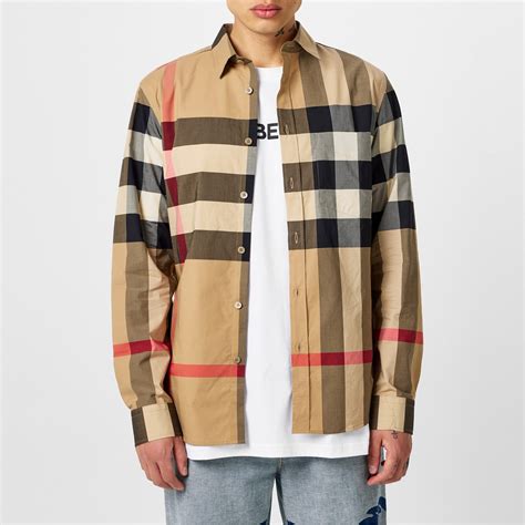 burberry long sleeve shrit men